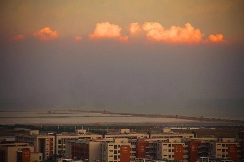 赣榆县新城区拍摄的火烧云六.jpg